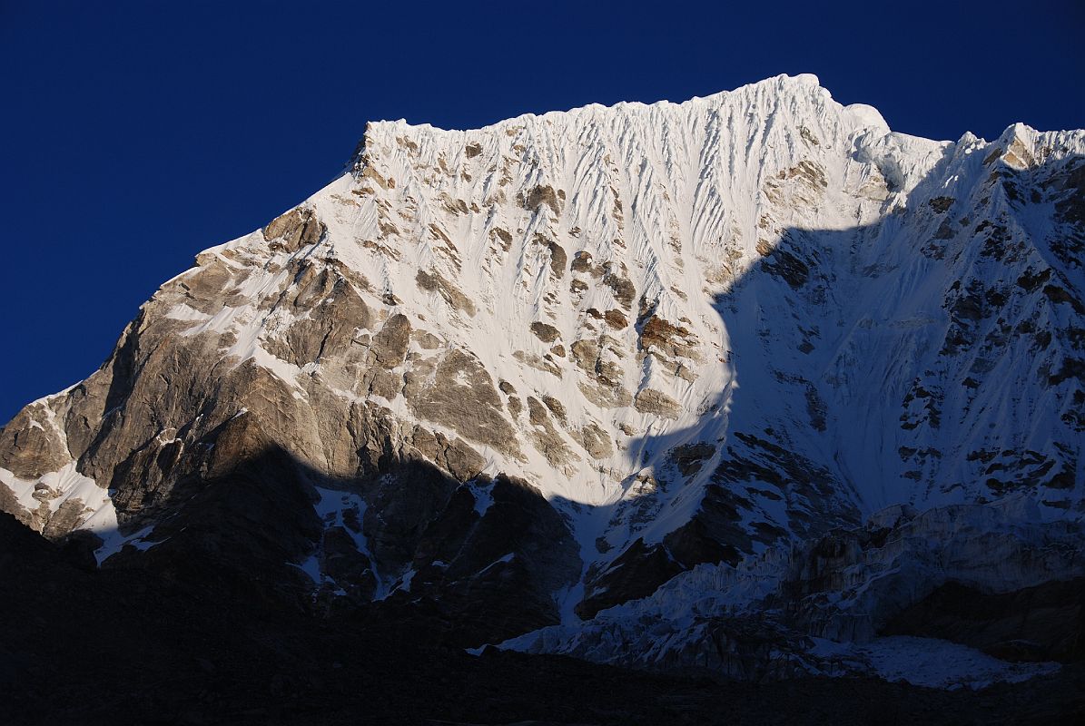 Rolwaling 08 02 Tengi Ragi Tau At Sunrise From Camp Below Tashi Lapcha Pass In Thame Valley